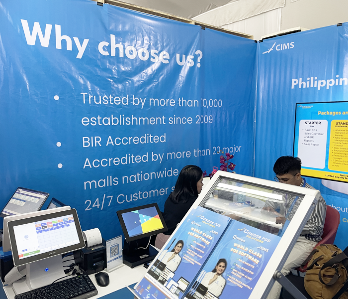 Inside of Condor POS' booth | Condor PH Inside of Condor POS' booth | Condor PH