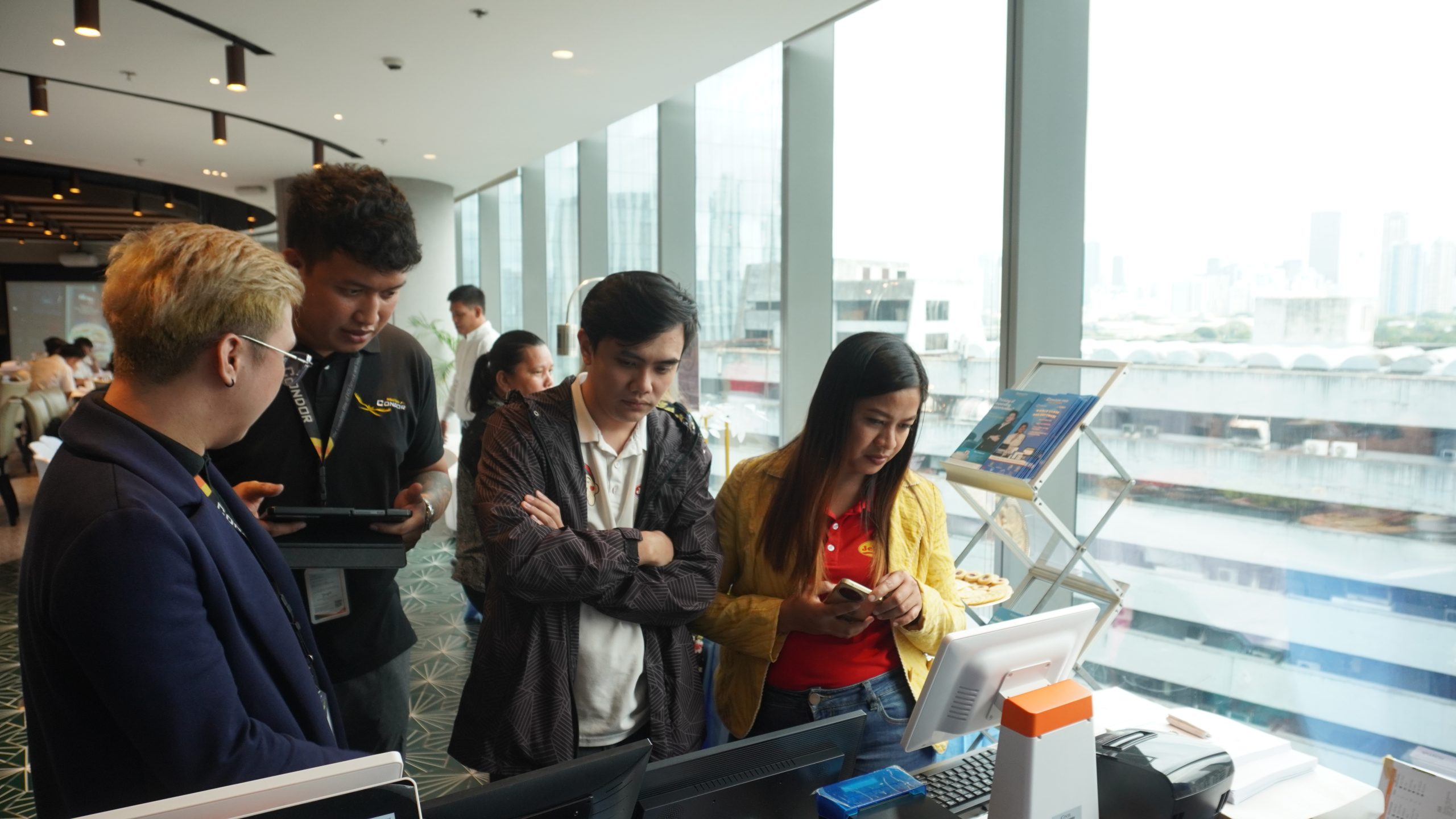 Condor's Sales Team Is Demonstrating The Mobile POS | Condor PH