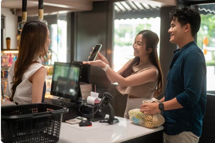 wmremove-transformed (6) A Couple Showing The Contactless Payment On The Cashier | Condor PH